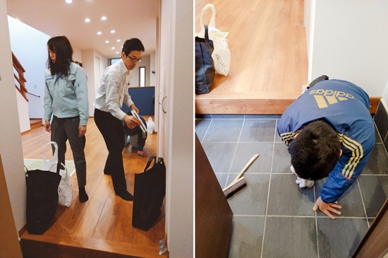 見学会準備　in 生野区Ｋ様邸