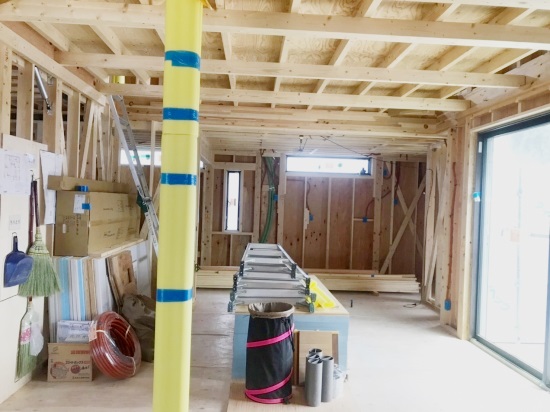 ＭＡＳＵＤＡの現場から～スタッフ井上邸　大工工事中！