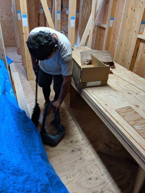 ＭＡＳＵＤＡの現場から#引き続き大工さんも現場美化