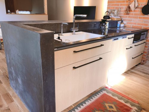 キッチン紹介in島岡自邸