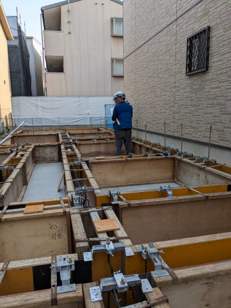 阿倍野区　基礎工事